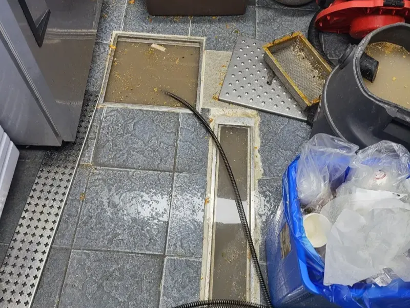 진해 상가·주방 배관 작업사례 5
