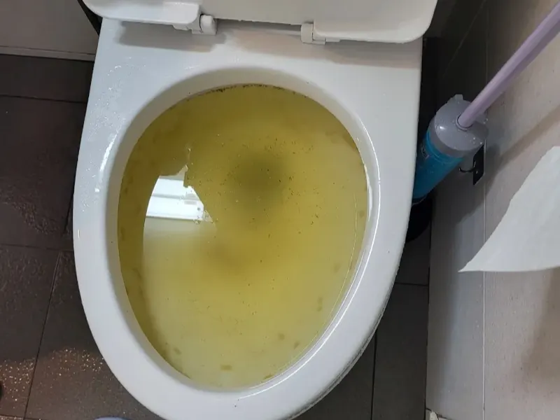 진해 변기막힘 작업사례